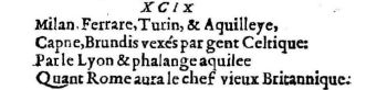 Nostradamus - Benoist Rigaud 1568