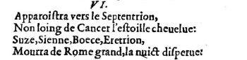 Nostradamus - Benoist Rigaud 1568