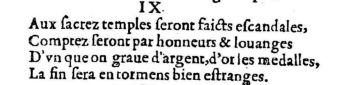 Nostradamus - Benoist Rigaud 1568