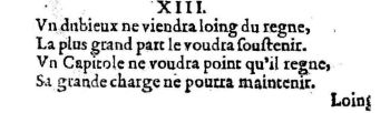 Nostradamus - Benoist Rigaud 1568