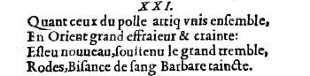 Nostradamus - Benoist Rigaud 1568