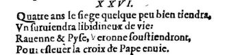 Nostradamus - Benoist Rigaud 1568