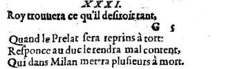 Nostradamus - Benoist Rigaud 1568