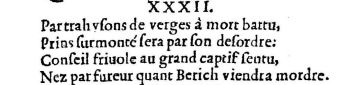 Nostradamus - Benoist Rigaud 1568