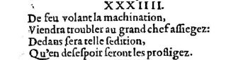 Nostradamus - Benoist Rigaud 1568
