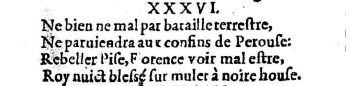 Nostradamus - Benoist Rigaud 1568