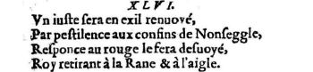 Nostradamus - Benoist Rigaud 1568