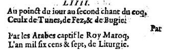 Nostradamus - Benoist Rigaud 1568
