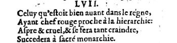 Nostradamus - Benoist Rigaud 1568