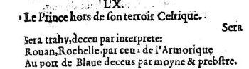 Nostradamus - Benoist Rigaud 1568