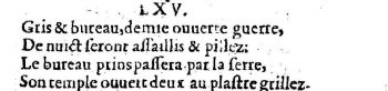 Nostradamus - Benoist Rigaud 1568