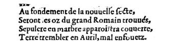 Nostradamus - Benoist Rigaud 1568
