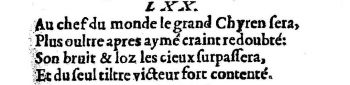 Nostradamus - Benoist Rigaud 1568