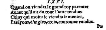 Nostradamus - Benoist Rigaud 1568