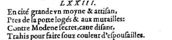 Nostradamus - Benoist Rigaud 1568
