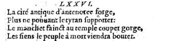 Nostradamus - Benoist Rigaud 1568