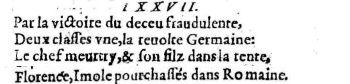 Nostradamus - Benoist Rigaud 1568