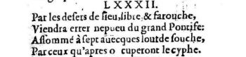 Nostradamus - Benoist Rigaud 1568