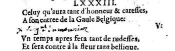 Nostradamus - Benoist Rigaud 1568