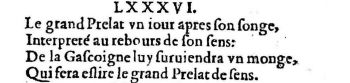 Nostradamus - Benoist Rigaud 1568