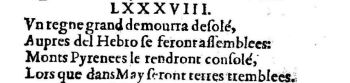 Nostradamus - Benoist Rigaud 1568