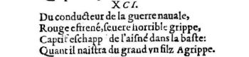 Nostradamus - Benoist Rigaud 1568