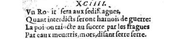 Nostradamus - Benoist Rigaud 1568