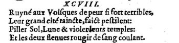 Nostradamus - Benoist Rigaud 1568