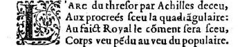 Nostradamus - Benoist Rigaud 1568