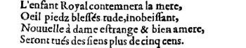 Nostradamus - Benoist Rigaud 1568