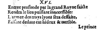 Nostradamus - Benoist Rigaud 1568