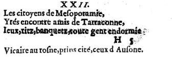 Nostradamus - Benoist Rigaud 1568