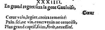 Nostradamus - Benoist Rigaud 1568