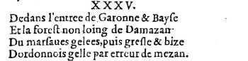 Nostradamus - Benoist Rigaud 1568