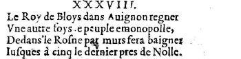 Nostradamus - Benoist Rigaud 1568