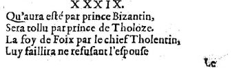 Nostradamus - Benoist Rigaud 1568