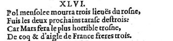 Nostradamus - Benoist Rigaud 1568