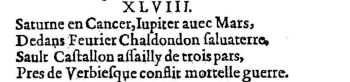 Nostradamus - Benoist Rigaud 1568