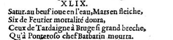 Nostradamus - Benoist Rigaud 1568