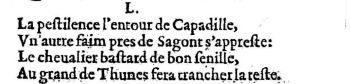 Nostradamus - Benoist Rigaud 1568