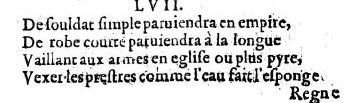 Nostradamus - Benoist Rigaud 1568