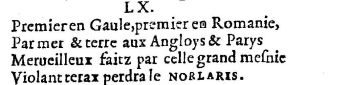 Nostradamus - Benoist Rigaud 1568