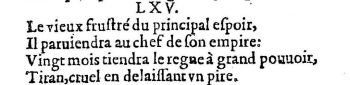 Nostradamus - Benoist Rigaud 1568