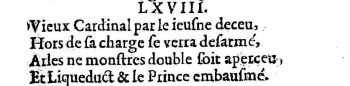 Nostradamus - Benoist Rigaud 1568