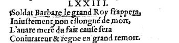 Nostradamus - Benoist Rigaud 1568