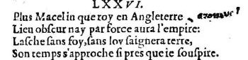 Nostradamus - Benoist Rigaud 1568