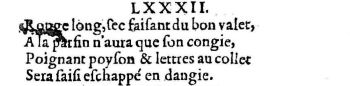 Nostradamus - Benoist Rigaud 1568