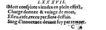 Nostradamus - Benoist Rigaud 1568