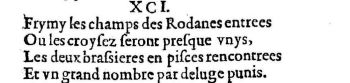 Nostradamus - Benoist Rigaud 1568