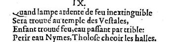 Nostradamus - Benoist Rigaud 1568